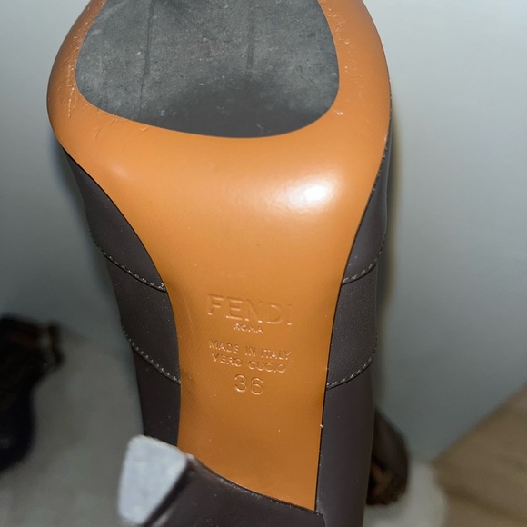 AUTHENTIC FENDI MID CALF BOOTS - Picture 10 of 12